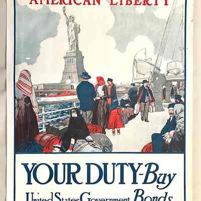 'Your Duty' Poster advocating US Bonds, Second Liberty Loan, 1917