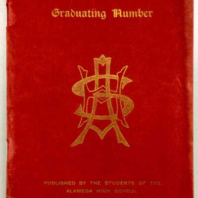 Alameda High School Year Book, 'The Acorn', Dec. 1902