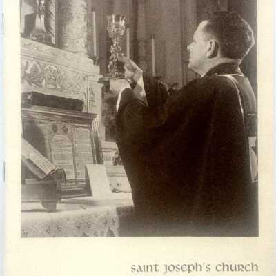 Booklet St. Joseph's church, 1962