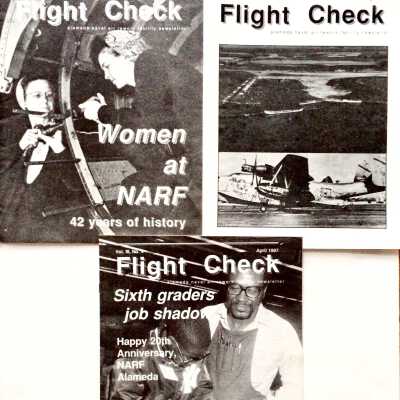 Feb, Mar, April 1987 Editions of 'Flight Check', NAS Alameda