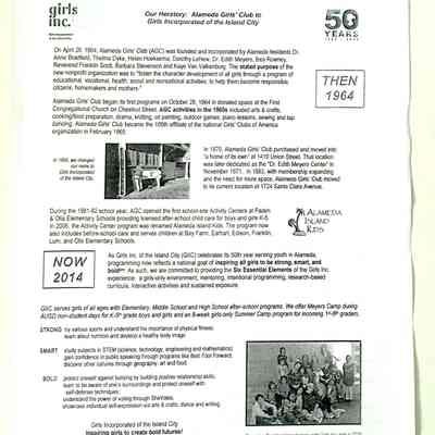 Greenleaf building/Girls Inc. Facts sheet, 2014