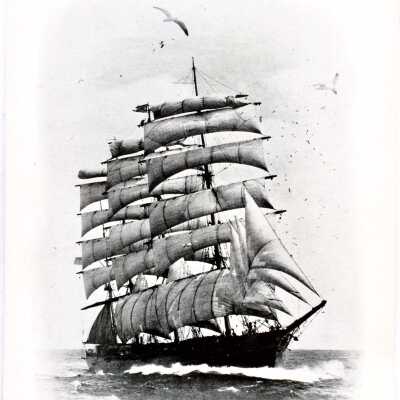 Illustration of the Star of Shetland, prior to 1971