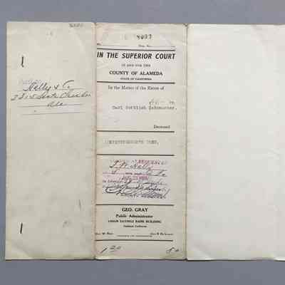Deed re purchase of property on Park Ave, by Joseph Mazzini, 1909