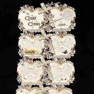 Charlotte Deas' Calendar, 1899