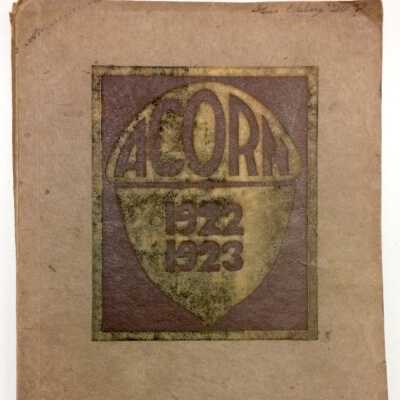 Alameda High School 'Acorn' Yearbook, 1922-1923