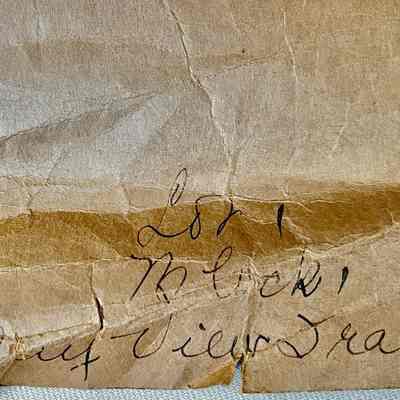 Detail verso.