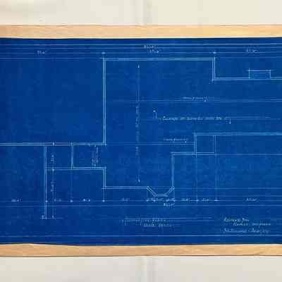 Blueprints of 234 Santa Clara, c. 1939