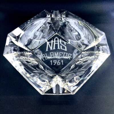 Octagonal ashtray from the Alameda Naval Air Station, 1962