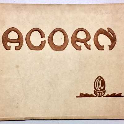 Alameda High School 'Acorn' Yearbook, 1916