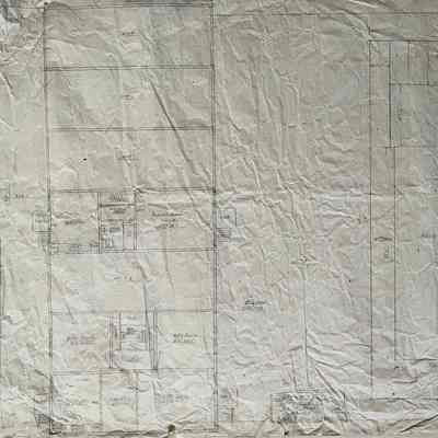 Architectural Drawing for an Apartment Court, builder Robert F. Norling, 1938