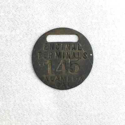 Circular Encinal Terminals Key tag No. 145 of Chester Fenn, prior 2012