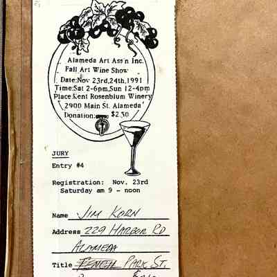 label on verso A