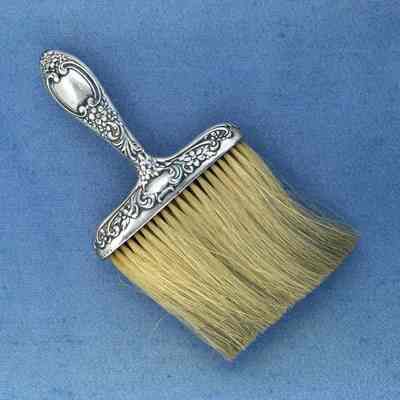 Shreve & Co sterling silver hat brush of Maude Macdonald, late 1890s or early 1900s.