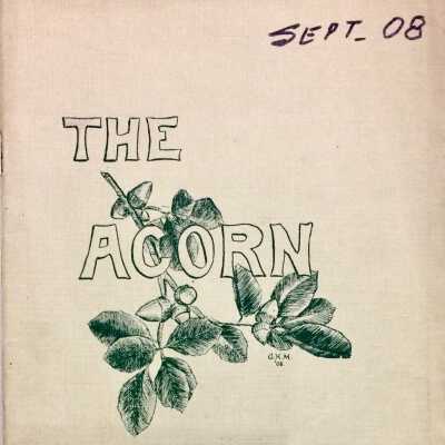 Alameda High School 'The Acorn', September, 1908
