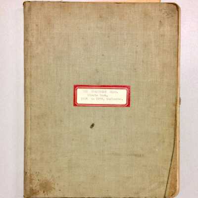 Minutes of the Shakspere Club, 1924-1930