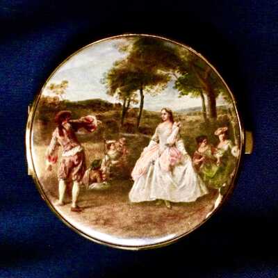 Double pocket mirror of the Martin family, c. 1940
