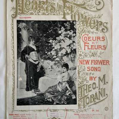 Sheet Music for 'Hearts and Flowers' sold by Franck & Son, c. 1923