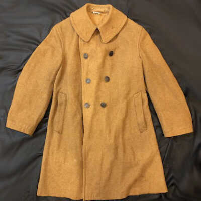 Men's WWI US Army winter overcoat of Frederick Stolte, 1917-1918