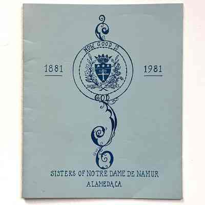 Program Mass Centennial Sisters of Notre Dame, 1981