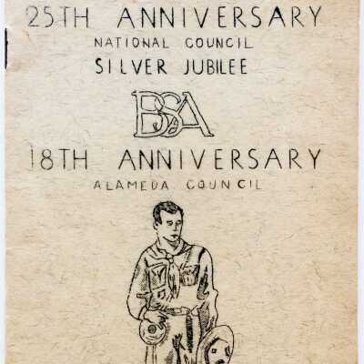 Booklet for '25th Anniversar' of the founding of the Alameda Boy Scouts, 1935