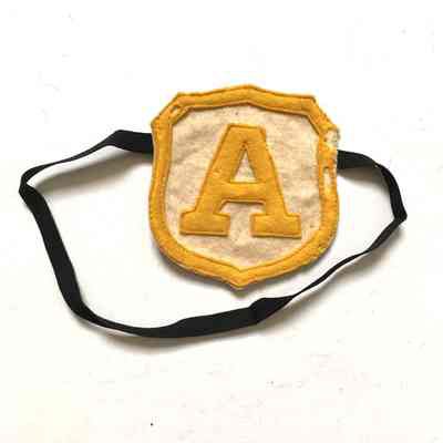 Alameda High School Armband worn by Otto Rittler at Sports Events.