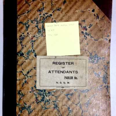 Attendance Register, Native Sons of the Golden West Porlor No. 47, 1926-1934