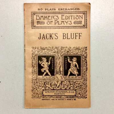 Script for 'Jack's Bluff', by Denis O'Hazlitt, 1905