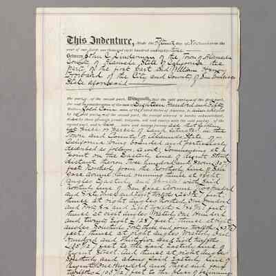 Deed for 1232 Regent Street, 1883