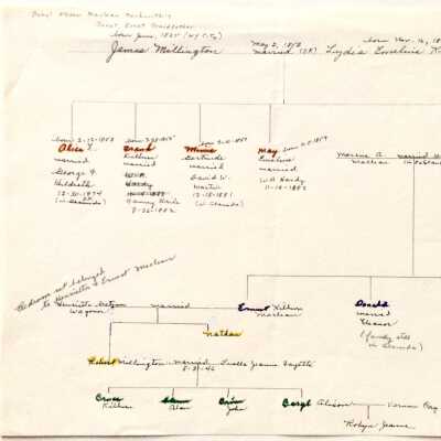Family Tree of James Millington, c. 2005