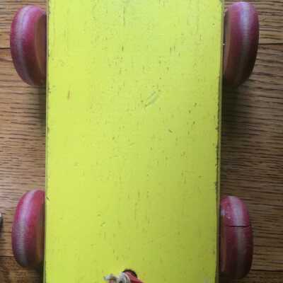 Underside of cart