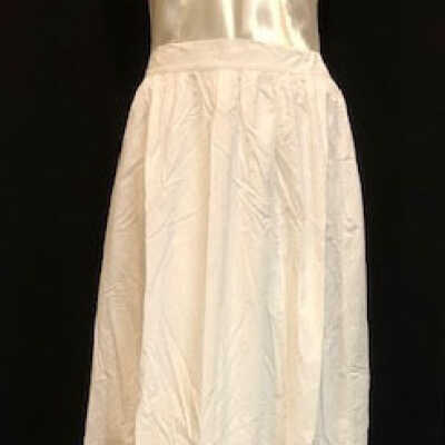 Kahn Brothers Petticoat with lace trim, c. 1910