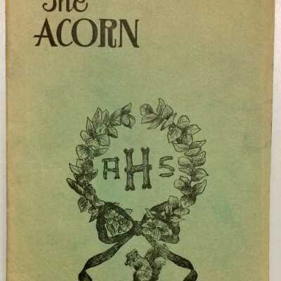 February 1907 edition of the Alameda High School 'The Acorn'