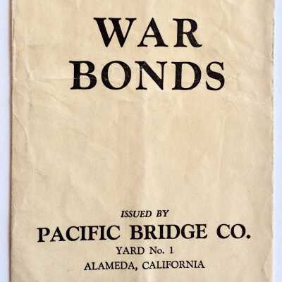 War Bonds, issued to Woolverton family members, 1942