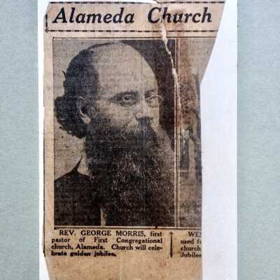 Biographical sketch of Reverend George Morris, 1837-1914, 1955