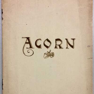 Alameda High School Year Book, 'The Acorn', 1905