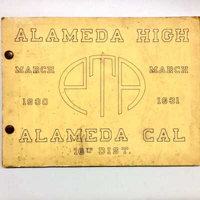 Alameda High School PTA scrapbook, 1930-1931