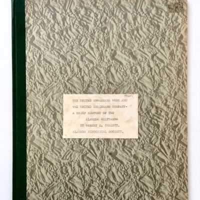Typed history of the United Engineering Works and Company, by R. E. Christy, prior to 1971