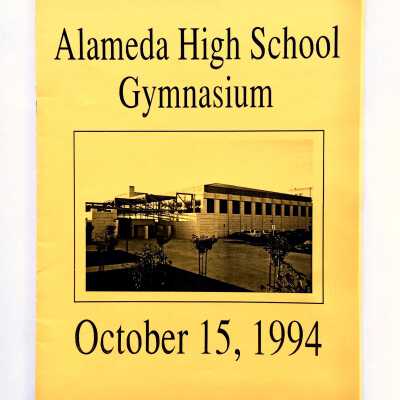 Program for dedication New Alameda High School Gymnasium, 1994