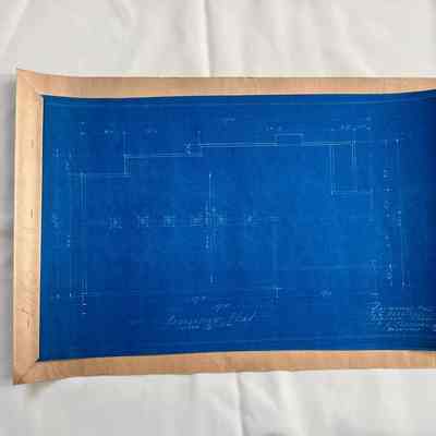 Blueprints for a residence for C. G. Mehrtens, c. 1930s