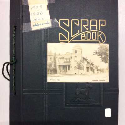 Scrapbook of the Adelphian Club, 1929-1930