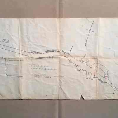 Map for a sailing race, Estuary, before 1997
