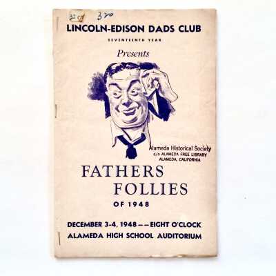 Program for Lincoln, Edison, Otis Dads' Club Follies for 1948, 1949, 1955
