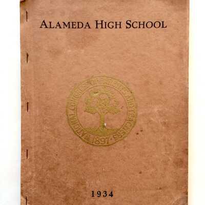 Alameda High School PTA Cookbook, 1934