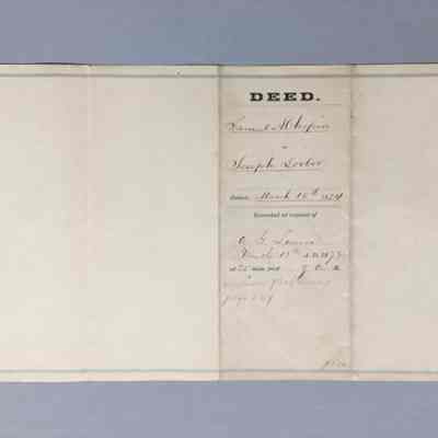 Deed from Samuel Chapin to Joseph Lorber, 1874