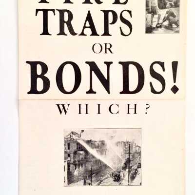 Pamphlet promoting bond for Mastick, Longfellow, Edison schools, 1933