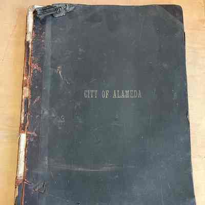 City of Alameda Block book, between 1900 and 1916