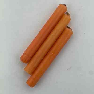 Orange Holiday Taper Candles, c. 1960s