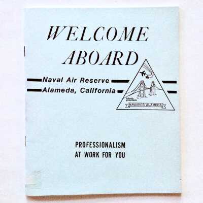 Information booklet 'Welcome Aboard' from the Naval Air Reserve HQ, 1983