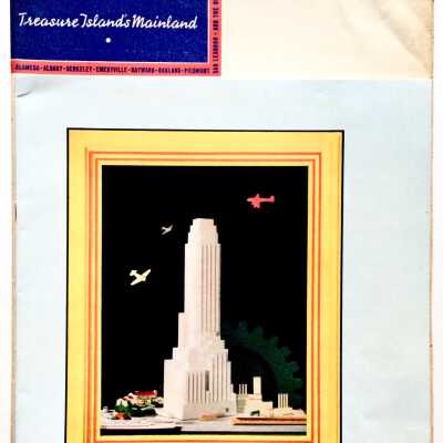 'Metropolitan Oakland Area' magazine with envelope, owned by the Ekberg family, 1939