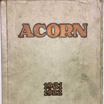 Alameda High School 'Acorn' Yearbook, 1921-1922
